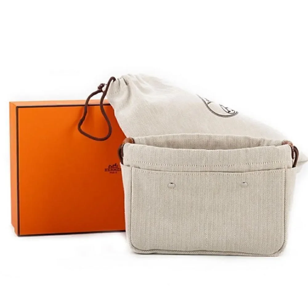 Hermès 25cm Toile Bag Organizer